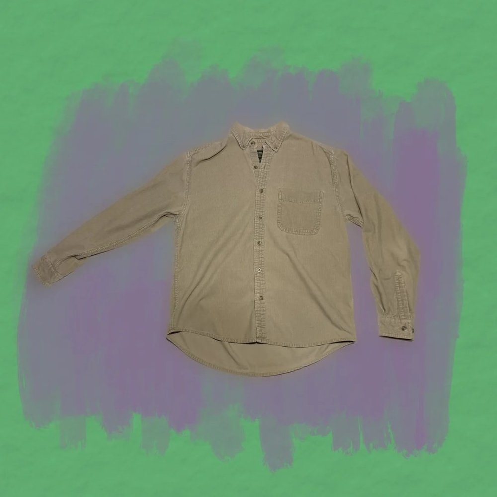 Eddie Bauer Corduroy Button Up